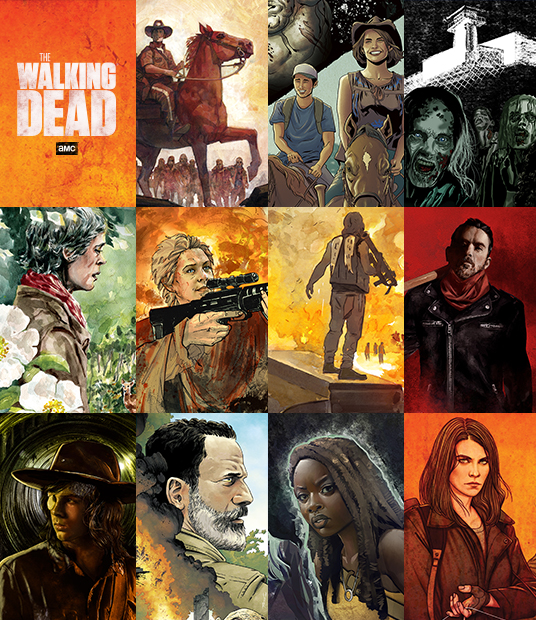 11 Weeks of AMC's The Walking Dead Art